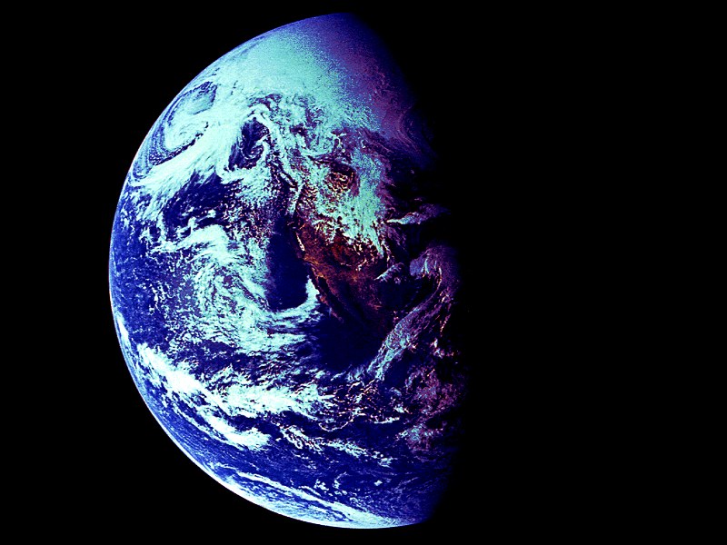 Two Thirds of Earth from Apollo 13, 1970